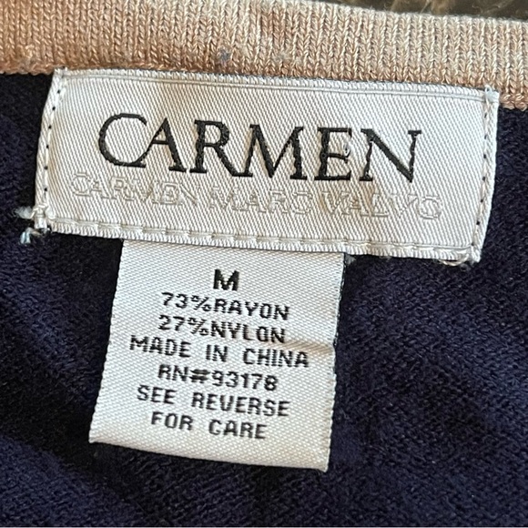 Carmen Marc Valvo Sweater Set SZ M/2 for 1 - Picture 10 of 12